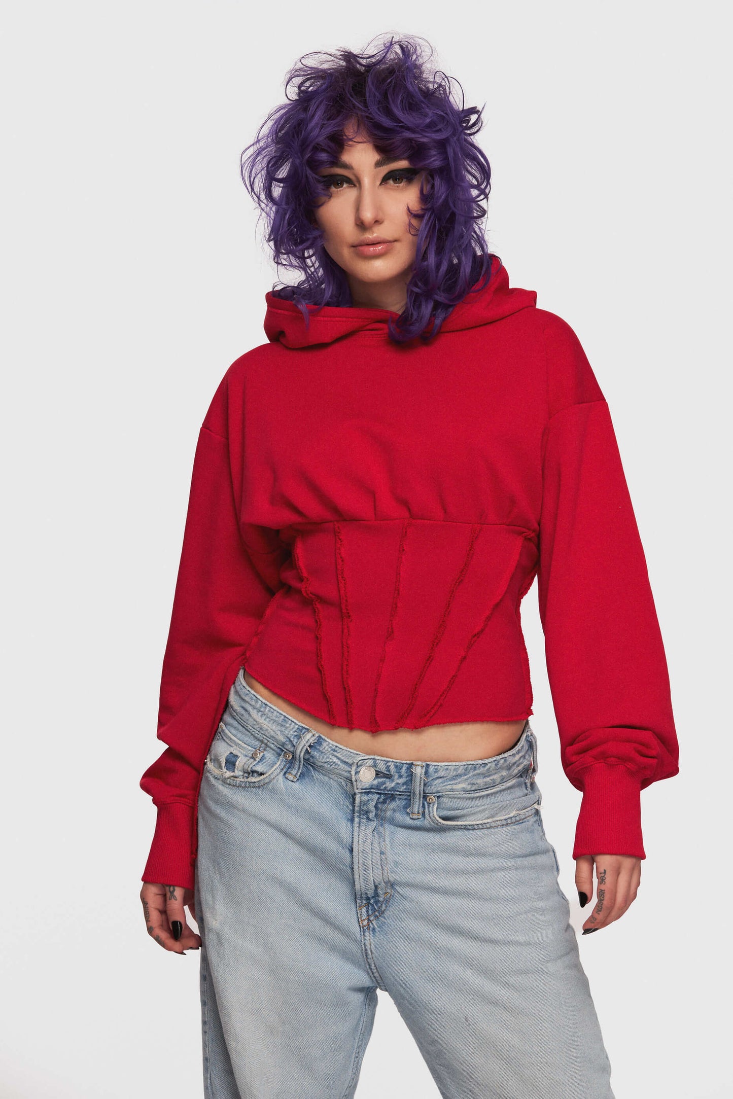 Red Corset Hoodie