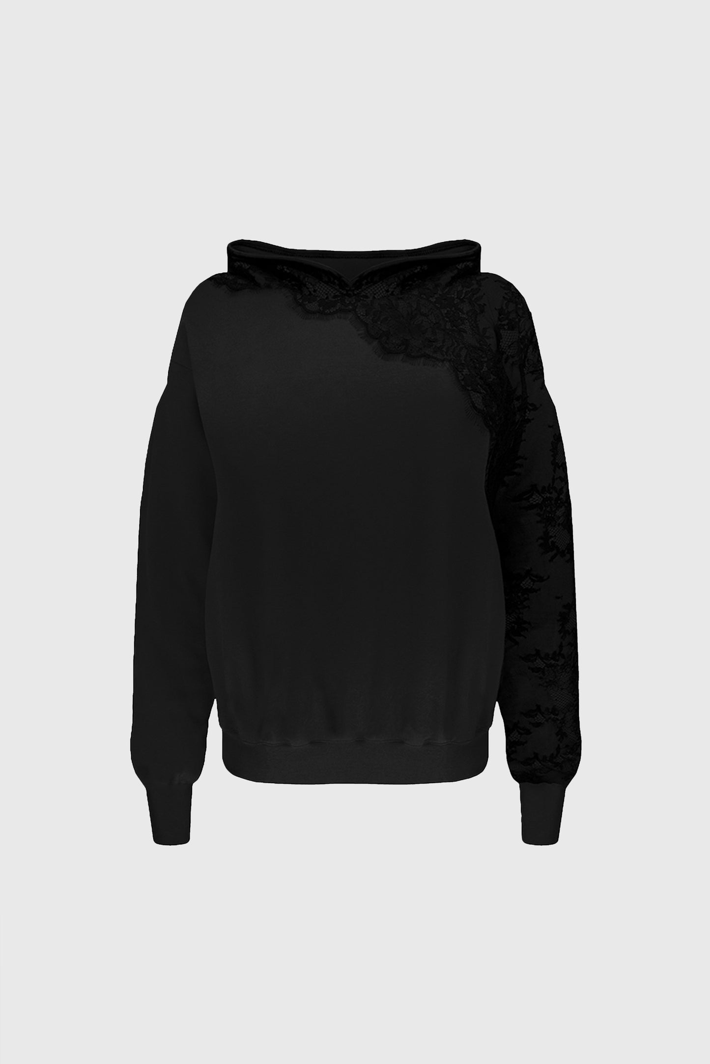 Black Lace Hoodie