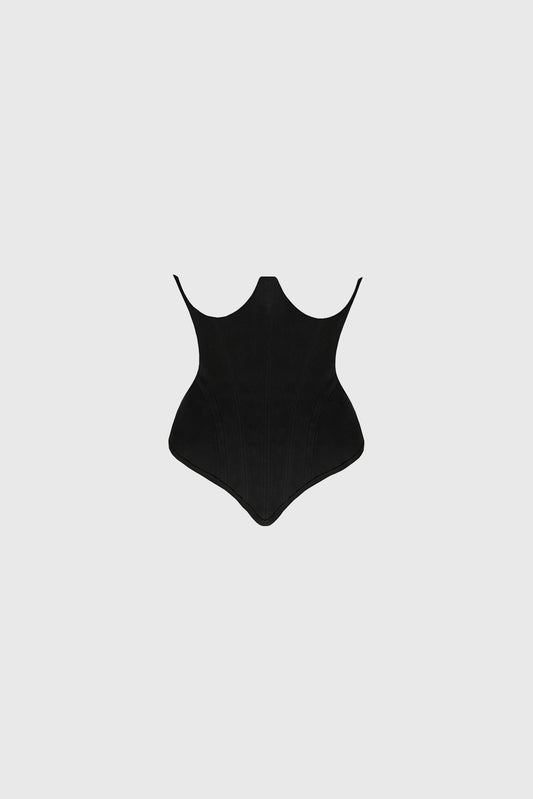 Black Polly Underbust