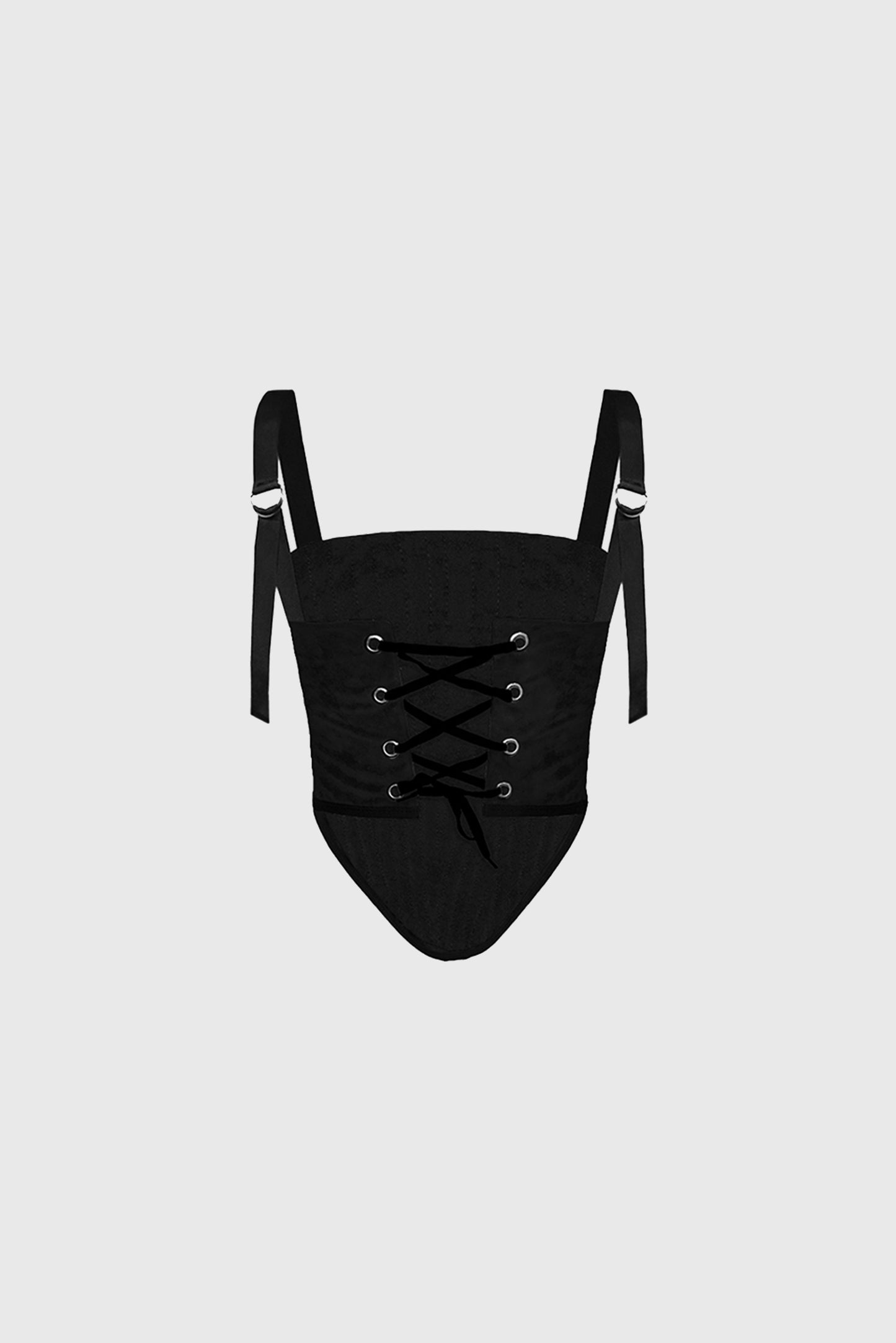 Black Velvet Brace Corset