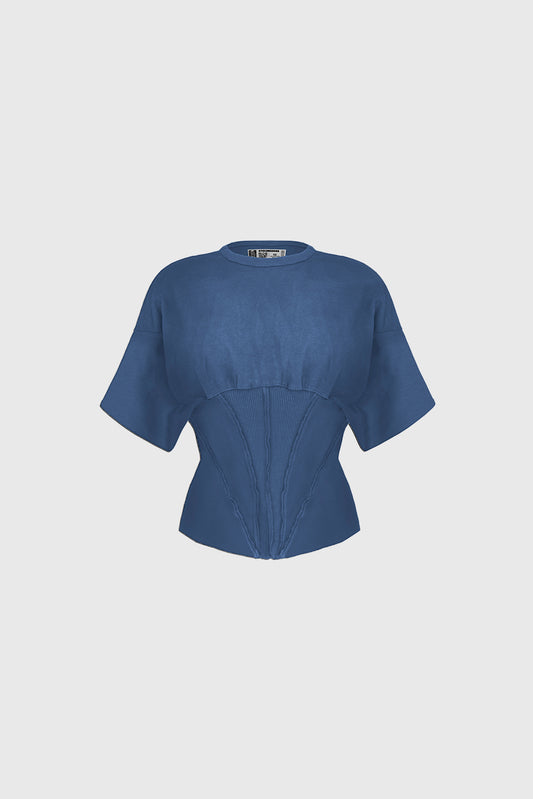 Blue Corset T-shirt