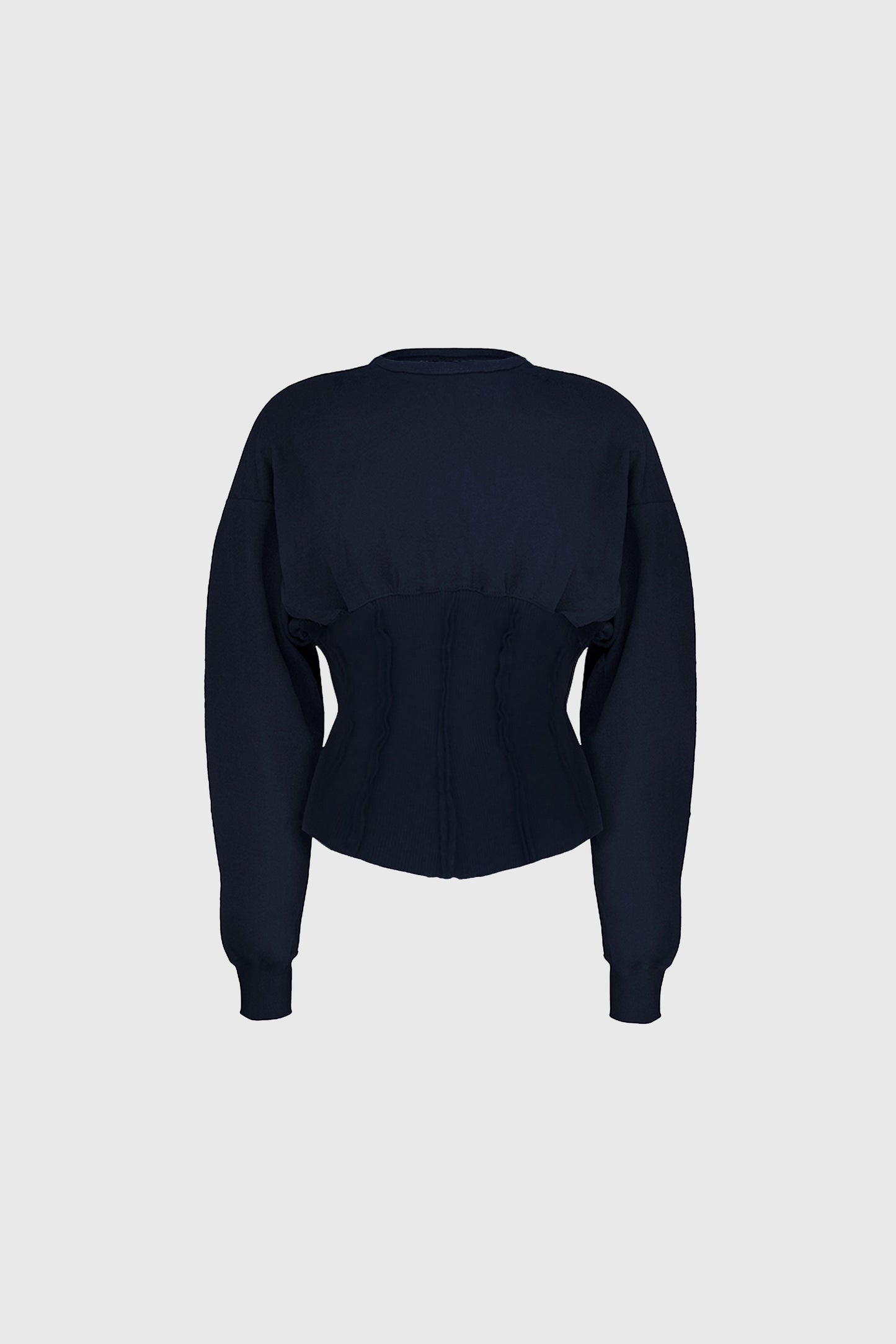 Navy Corset Top