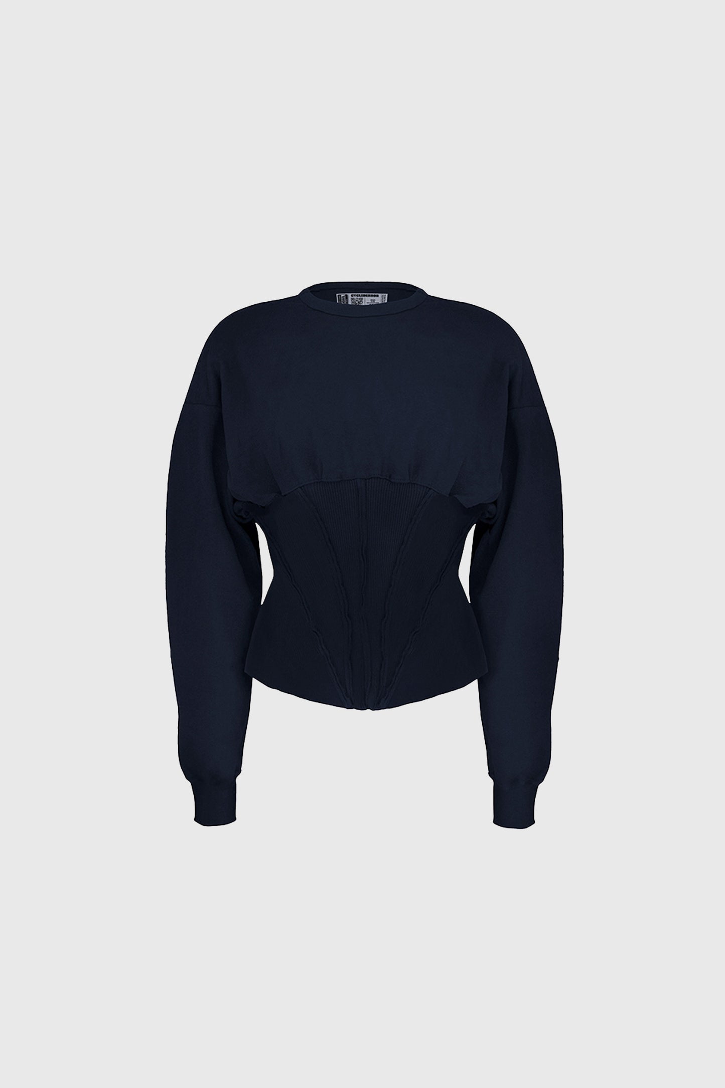 Navy Corset Top