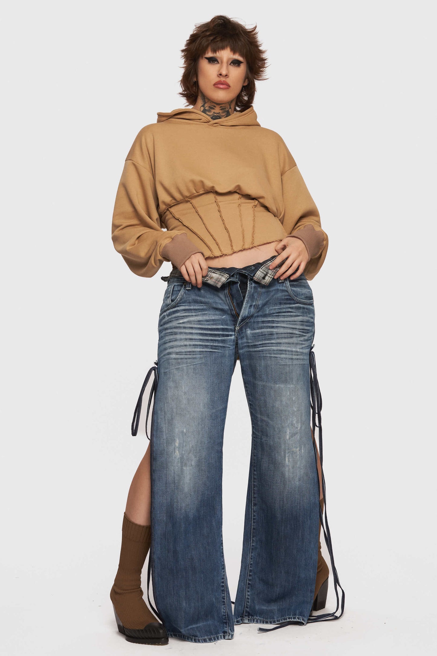 Nude Corset Hoodie
