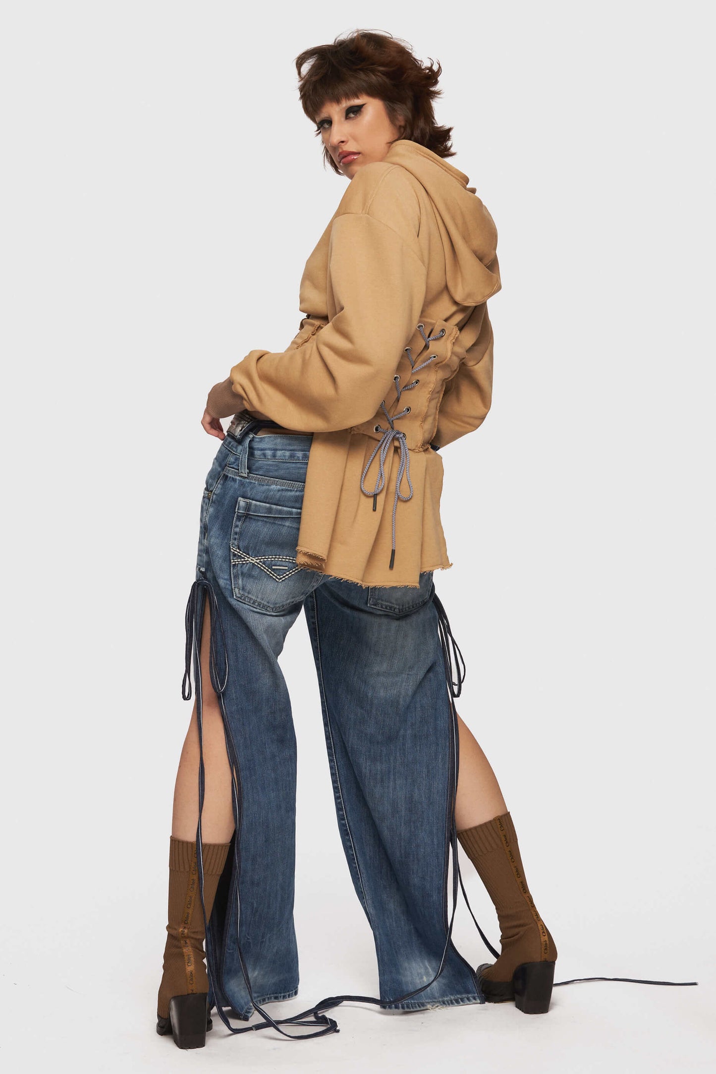 Nude Corset Hoodie