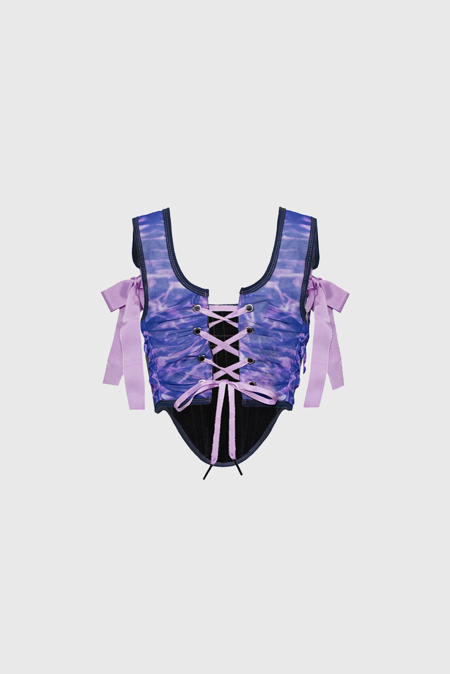 Corset Drapat Violet