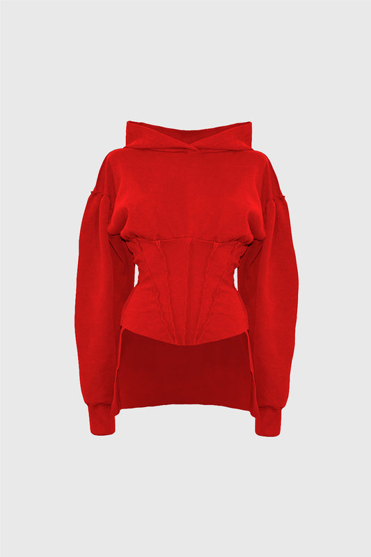 Red Corset Hoodie