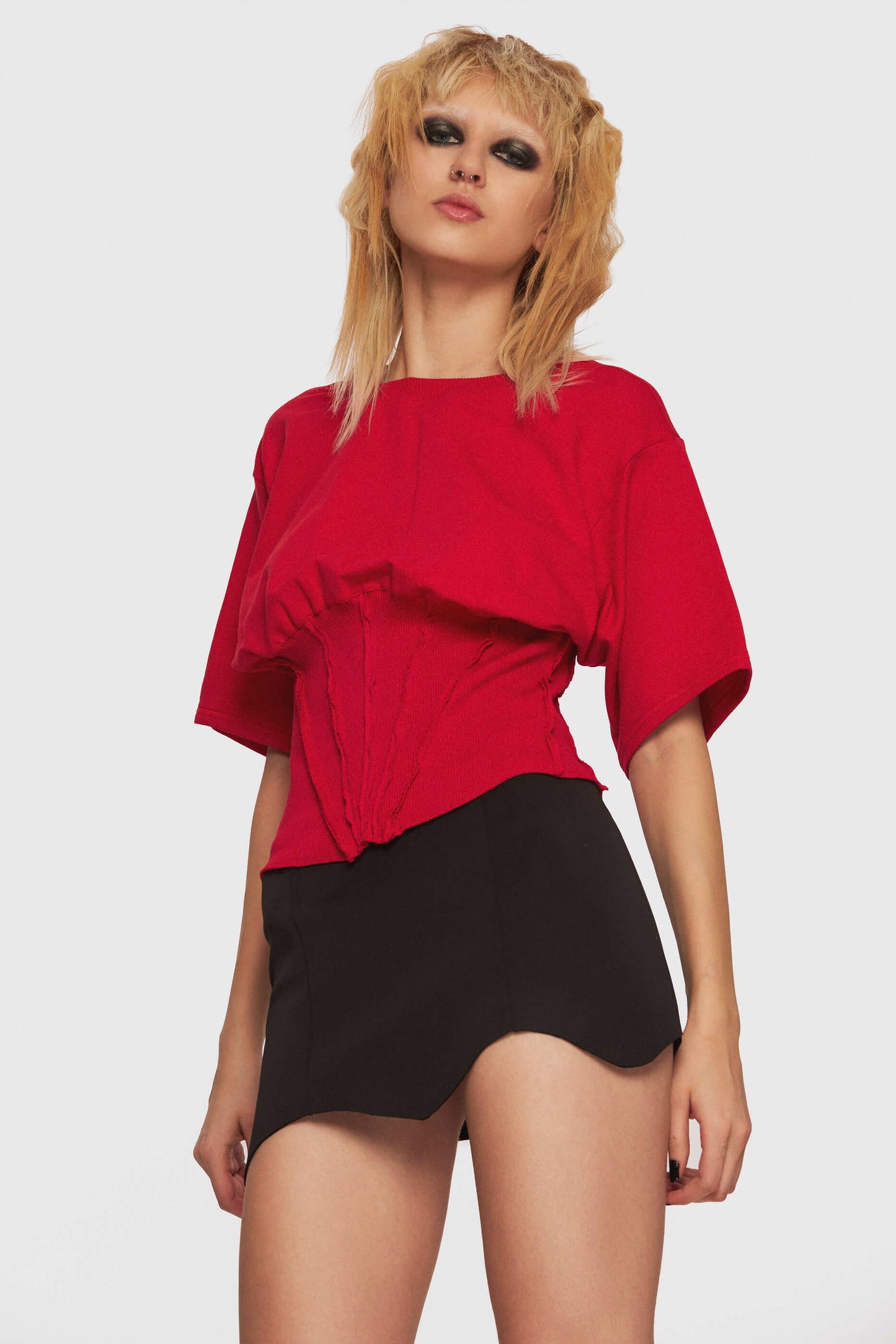 Tricou Corset Roșu