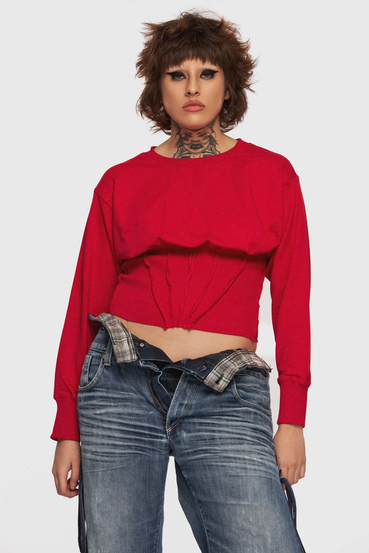 Red Corset Top