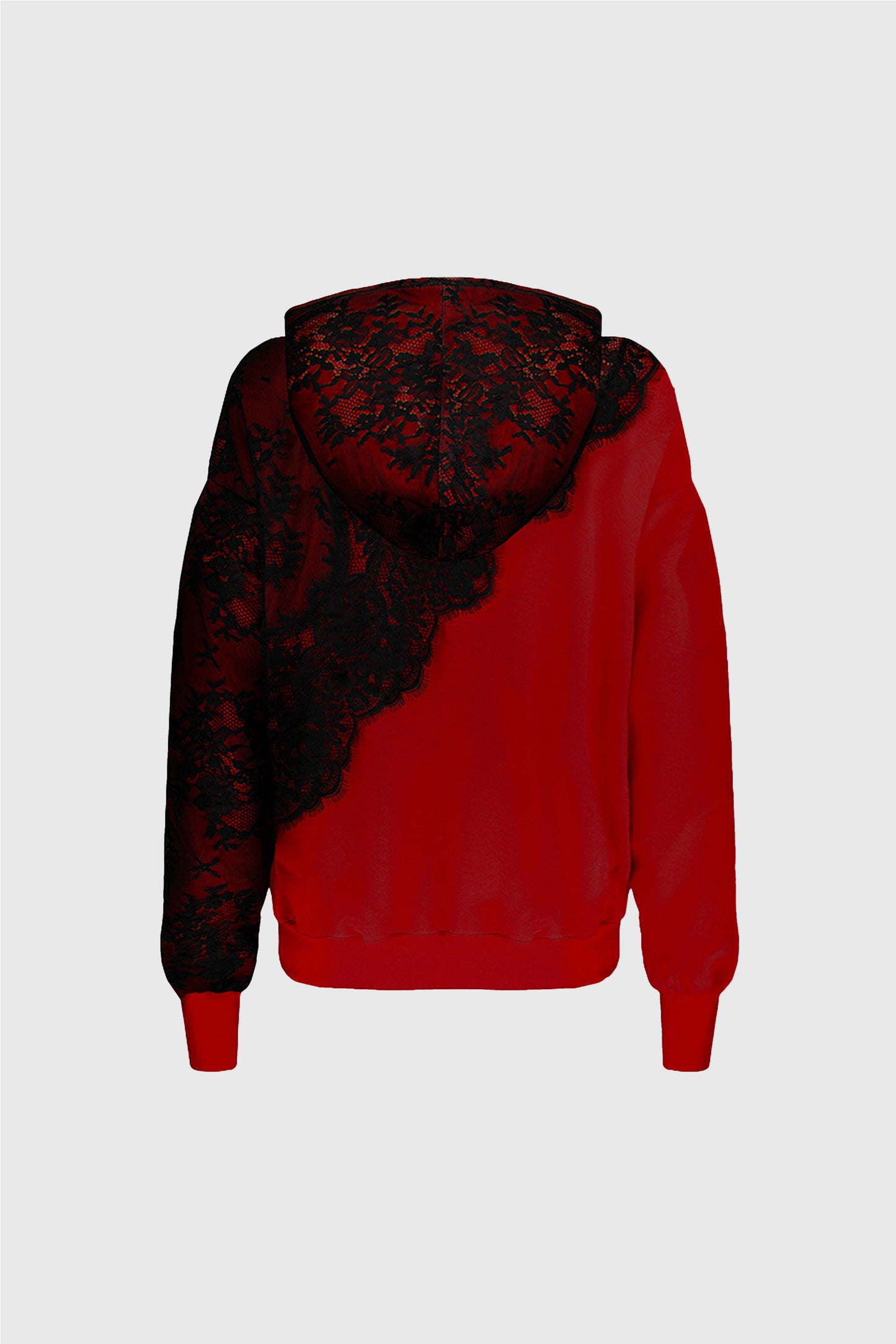 Red Lace Hoodie